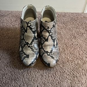 Fergalicious Snake Skin booties
